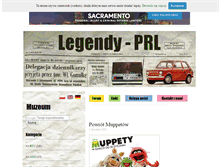 Tablet Screenshot of legendy-prl.pl